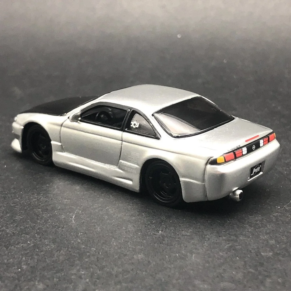 Jada Dub City 1998 '98 Nissan 240SX S-14 Car Silver‎ Diecast 1/64 Rubber Tires